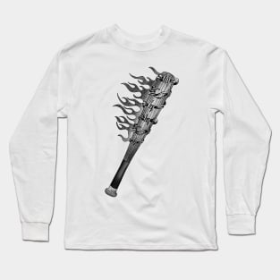 Baseball bat on fire Long Sleeve T-Shirt